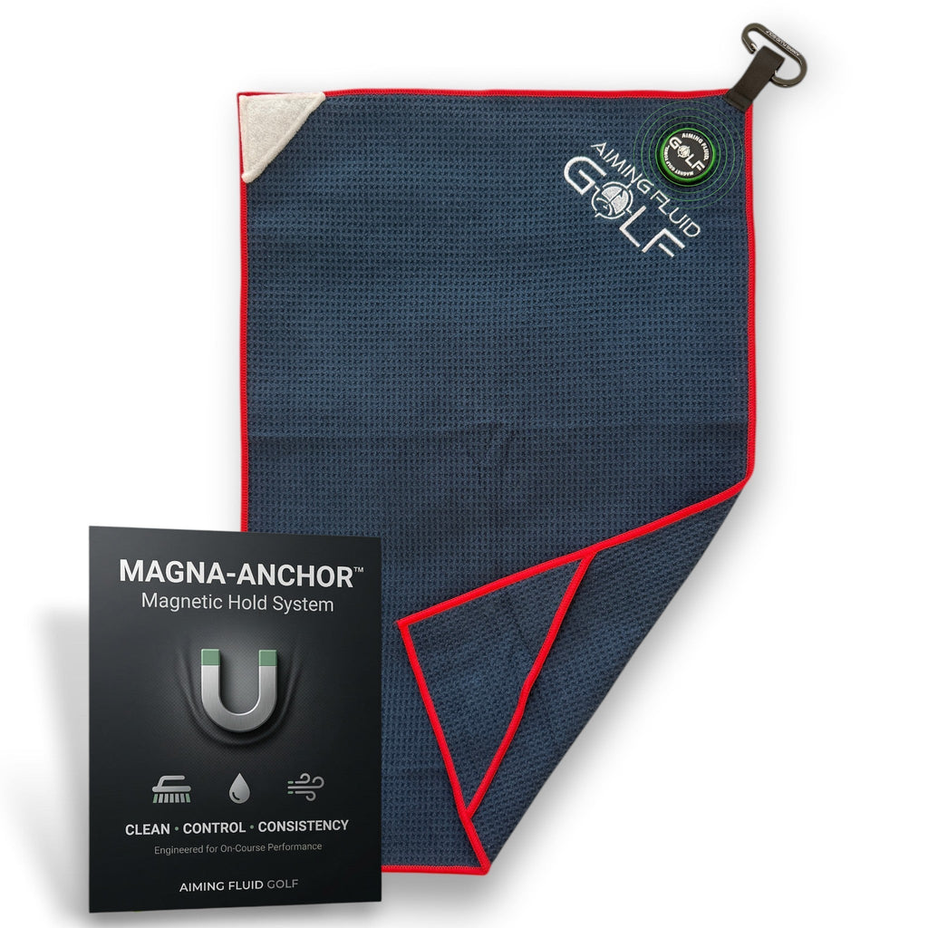 Magna-Anchor™ Magnetic Golf Towel – Stubby (16×24)