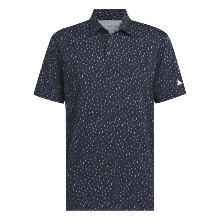 Adidas Ultimate365 Allover Print Golf Polo Shirt