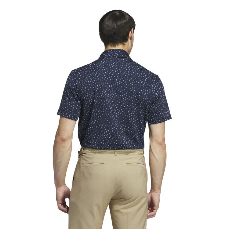 Adidas Ultimate365 Allover Print Golf Polo Shirt