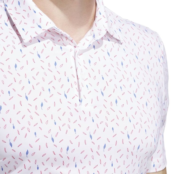 Adidas Ultimate365 Allover Print Golf Polo Shirt