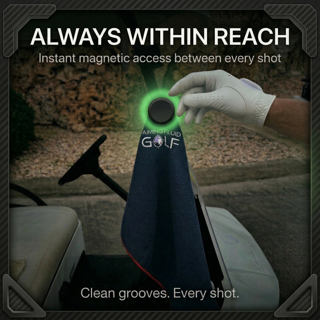 Magna-Anchor™ Magnetic Golf Towel – Stubby (16×24)