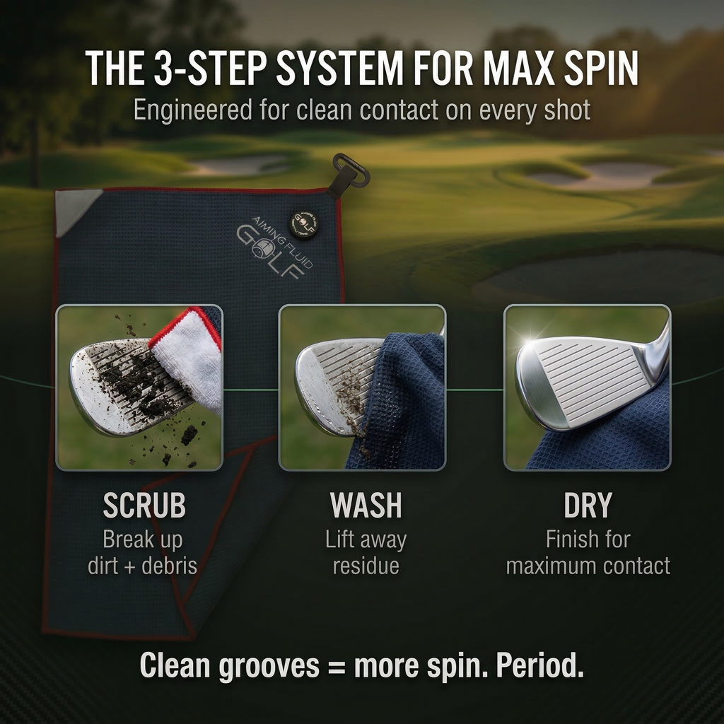 Magna-Anchor™ Magnetic Golf Towel – Stubby (16×24)