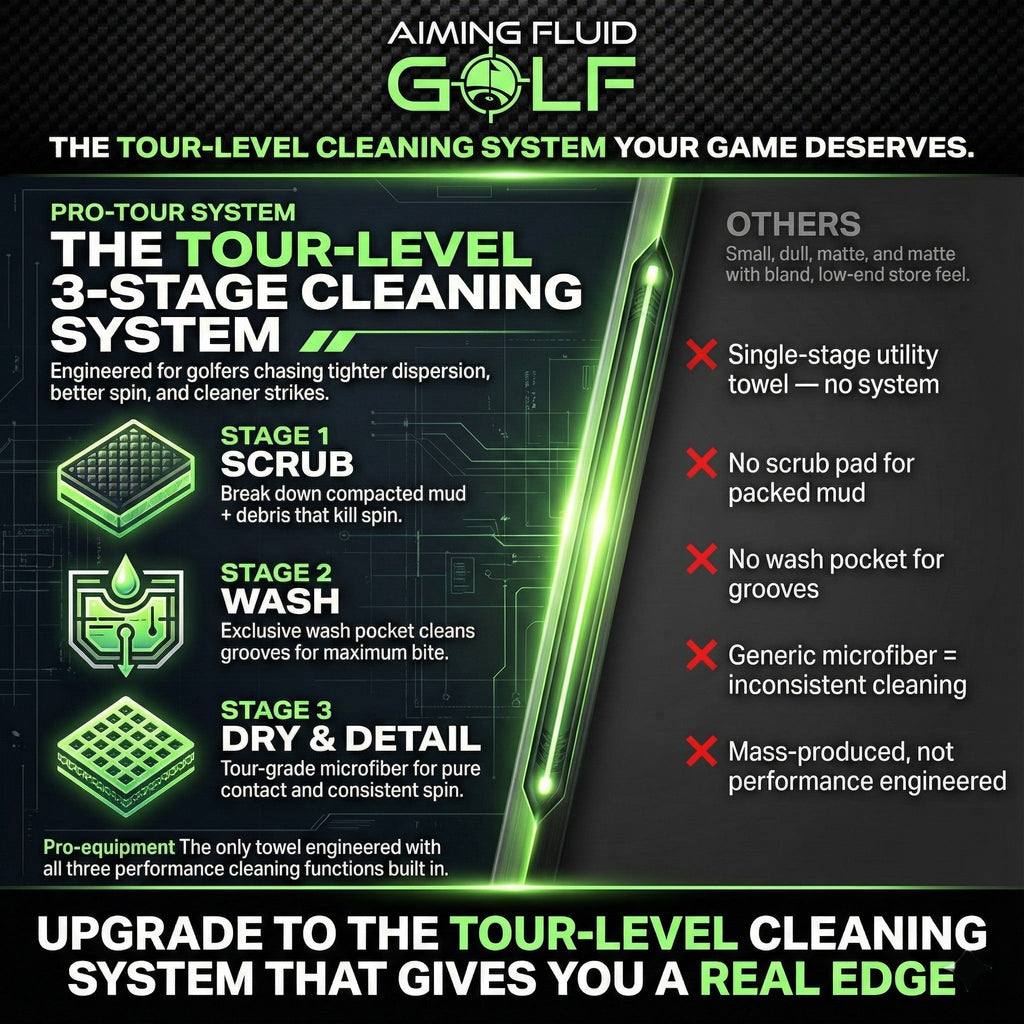 Magna-Anchor™ Magnetic Golf Towel – Stubby (16×24)