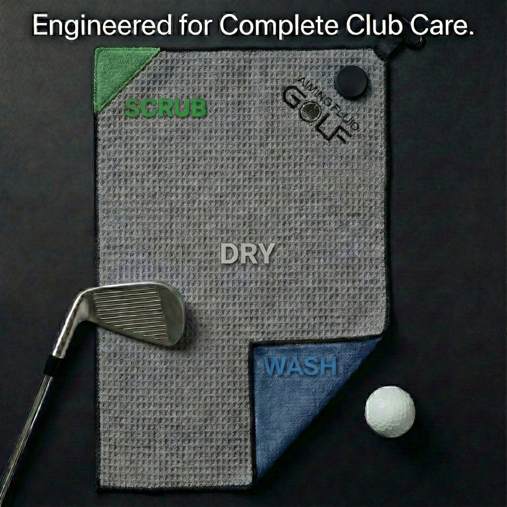 Magna-Anchor™ Magnetic Golf Towel – Stubby (16×24)