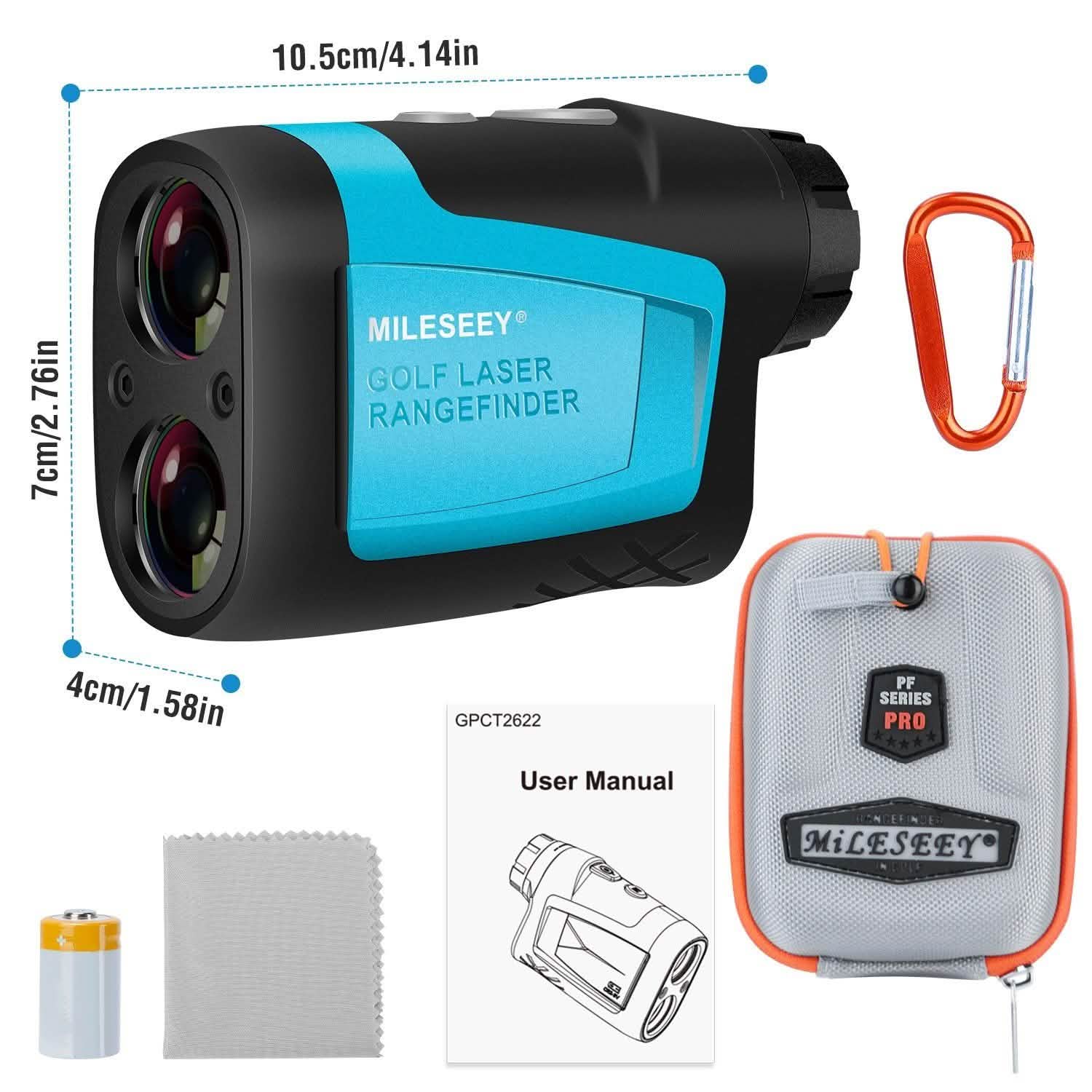 Mileseey Professional Precision Laser Golf Rangefinder