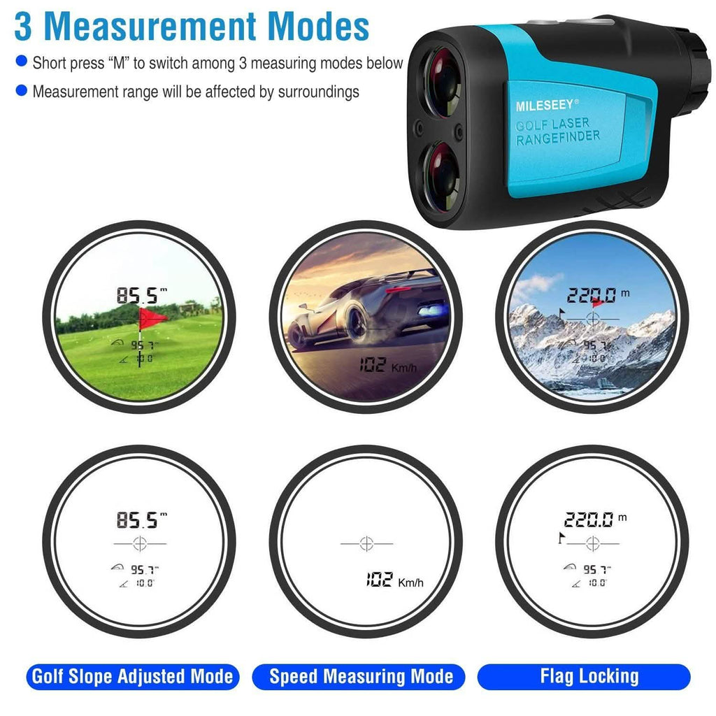 Mileseey Professional Precision Laser Golf Rangefinder