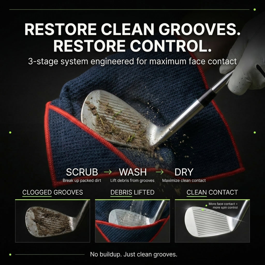 Magna-Anchor™ Magnetic Golf Towel – Stubby (16×24)